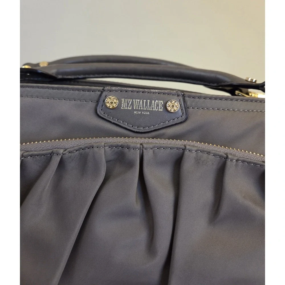MZ Wallace Taupe Small Nikki Bedford Satchel Tote‎ Hand Bag